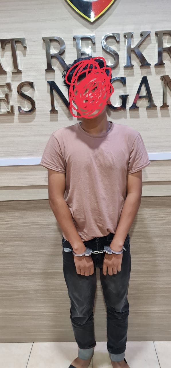 Sat Reskrim Polres Nagan Raya, Amankan Seorang Pemuda Diduga Lakukan Tindak Pidana Pencurian