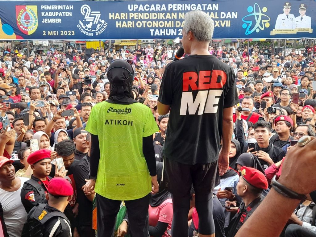 GPGP Jember Sambut Ganjar : Ayo Bersatu Untuk Indonesia